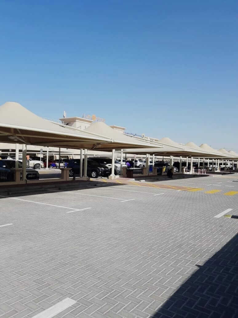 car parking shade structures dubai