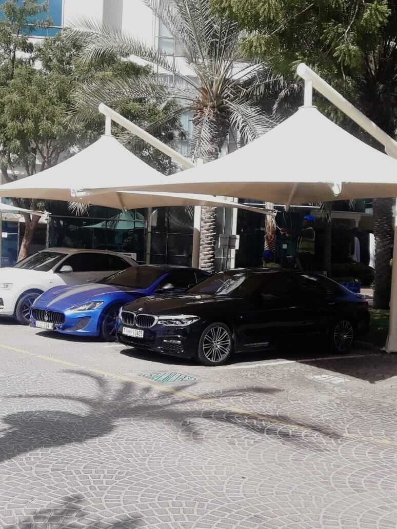 car parking shades design company in abu dhabi