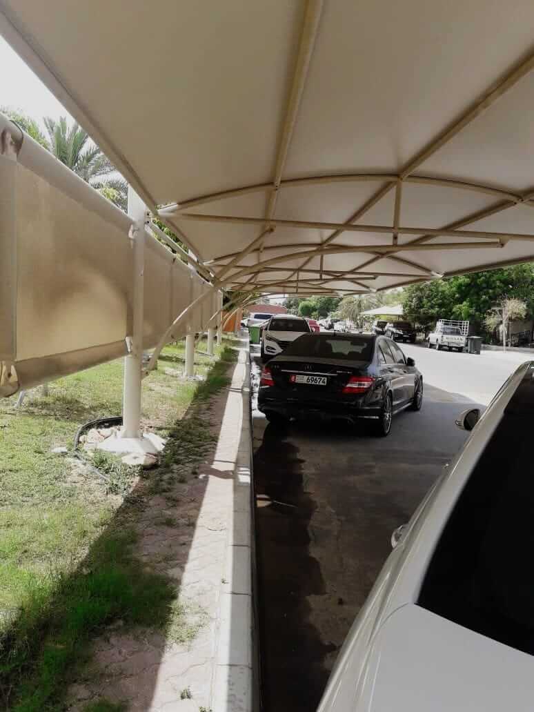 car parking shades design company in dubai