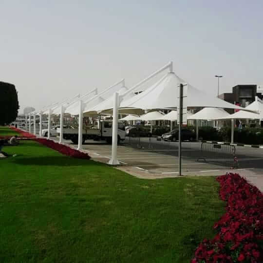 car parking shades suppliers in abu dhabi