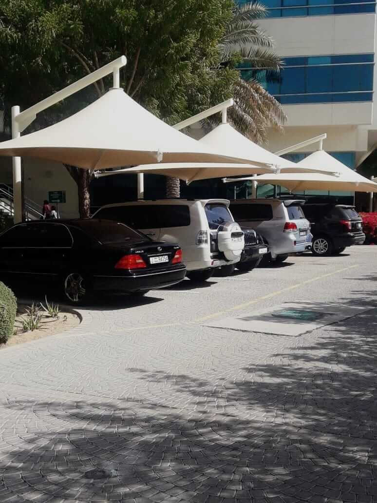 car parking shed company dubai