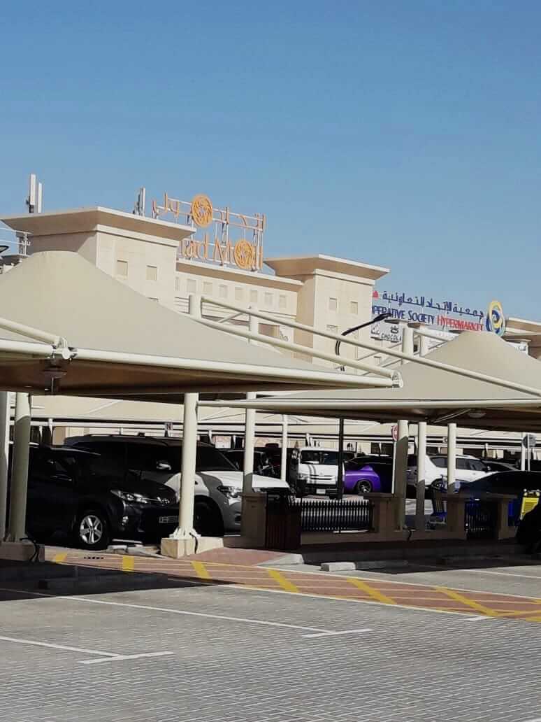 car parking tents dubai