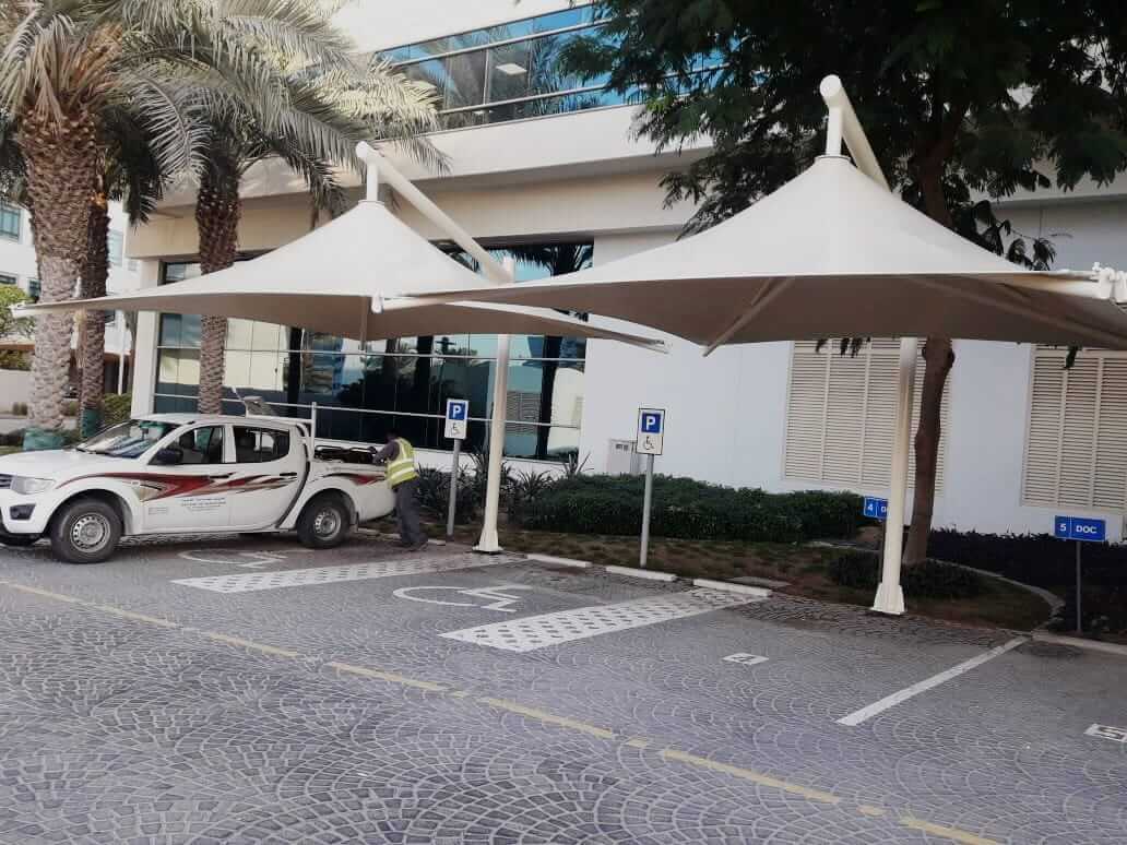 car park shades uae