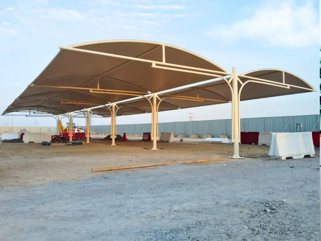 Bottom support Car parking shades Abu Dhabi