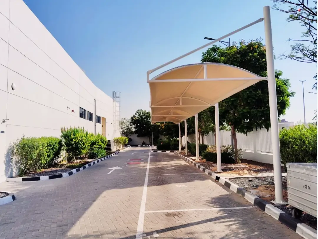 Car parking shades in dubai-top support