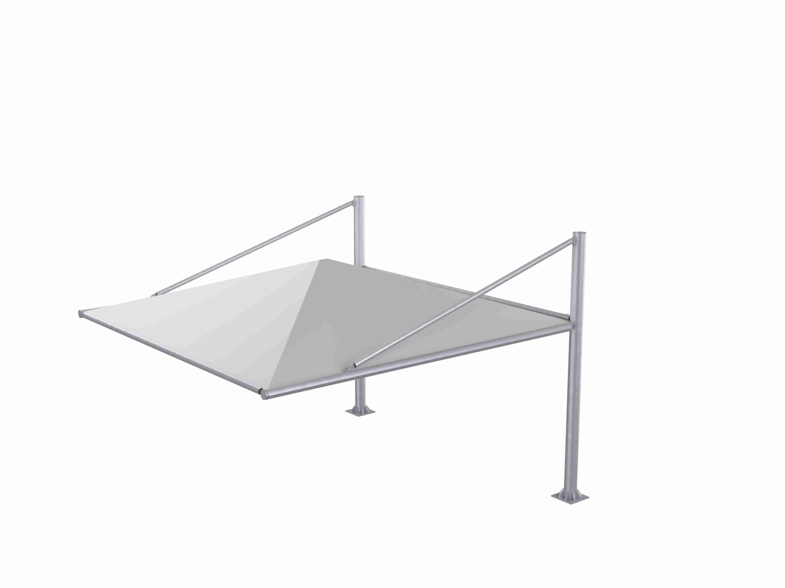 pyramid car parking shade design