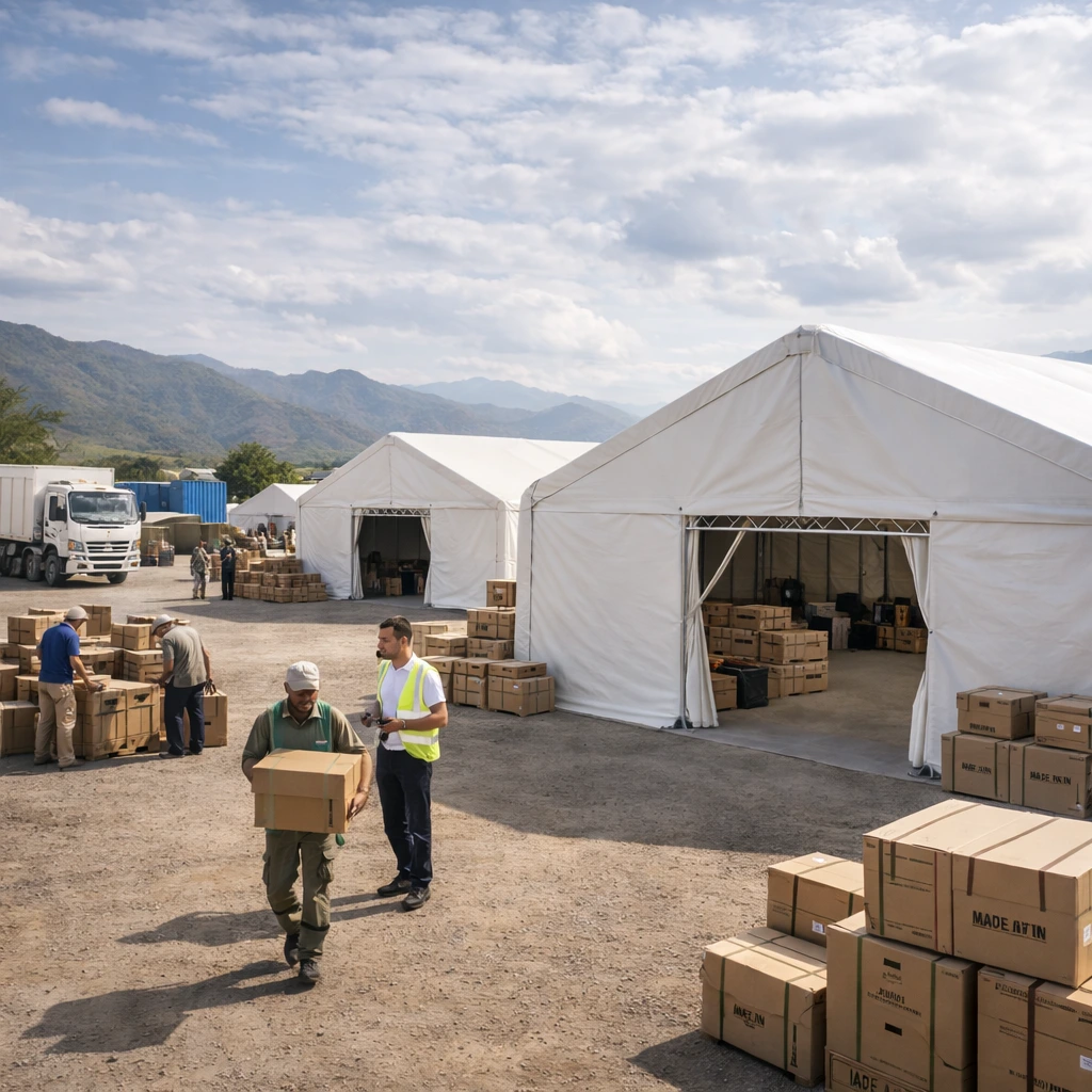 disaster relief tent abu dhabi