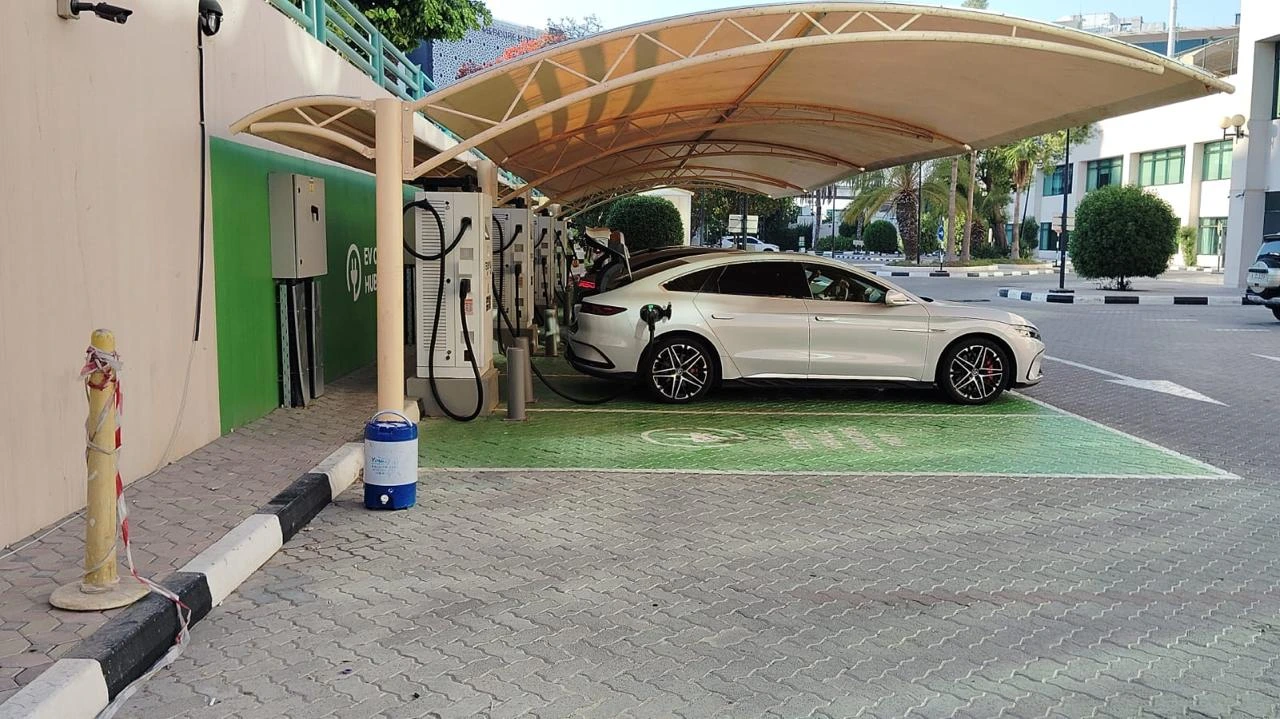 Eagle nose car paking shade UAE