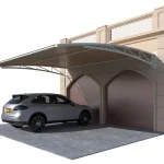 wall mounted car parking shade