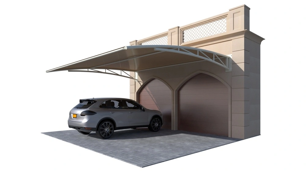 wall mounted car parking shade